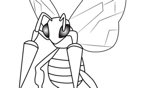 Learn How To Draw Beedrill From Pokemon Pokemon Step By Step Drawing