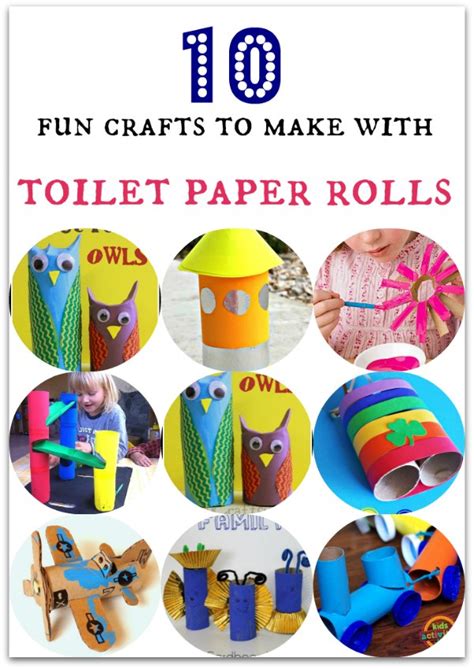 10 Fun Crafts To Make With Toilet Paper Rolls In The Playroom