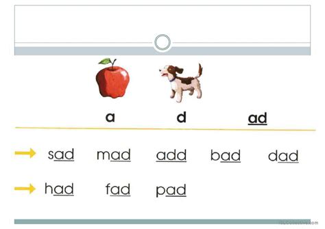 Ad Phonics General Readin English Esl Powerpoints