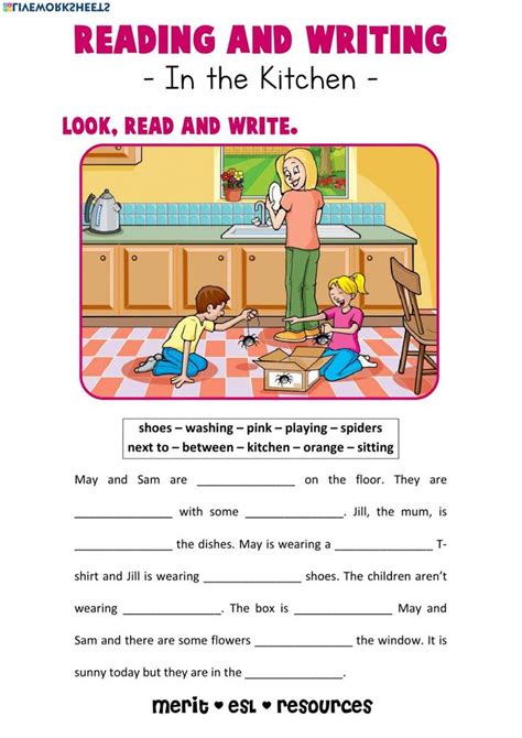 Present Continuous Online Worksheet For Grade Grade You Can Do The Reading