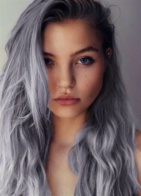 You also need to follow the right coloring method to achieve that perfect purple hair without bleach. 10 Gorgeous Ways to Go Gray | Hair styles, Purple grey ...