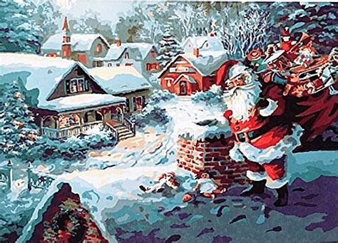 Christmas Paint By Number Kits Paint By Number Kits Diy Frame Painting