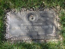 Hazel Ruth Patterson Wilson Gudmandson Find A Grave Memorial