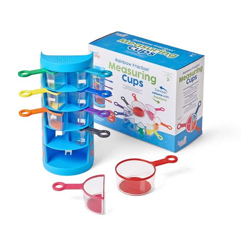 Buy Hand2mind Rainbow Fraction Measuring Cups Fraction Manipulatives