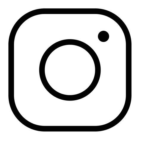 Instagram Logo Outline Svgs Free Imagesee