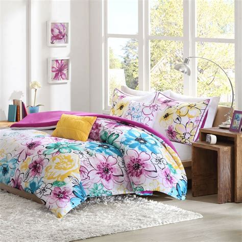Shop bed bath & beyond for incredible savings on teen comforter sets you won't want to miss. Floral Comforter Set FULL QUEEN Bed Flowers Girls Pink ...