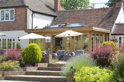 Traditional Oak Orangery With A Glazed Lantern Orangery Roof