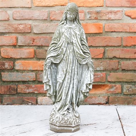 Concrete Garden Statue Of The Virgin Mary Ebth