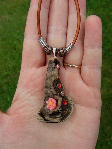 Driftwood Necklace Wonderful Driftwood Necklaces Genuine Leather All Natural Driftwood