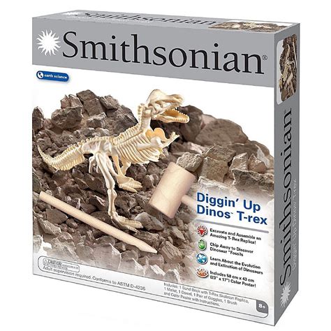 Smithsonian Diggin Up Dinosaurs T Rex Kit Multi Dinosaur Fossils Kit Tyrannosaurus Rex