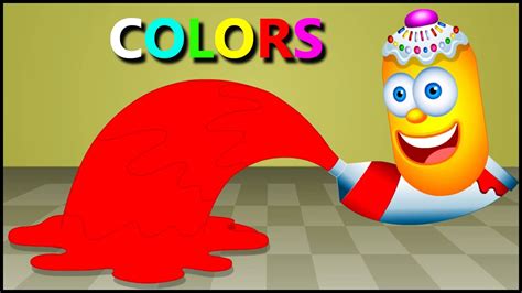 Animated Colors For Children To Learn Learning Colours For Kids With