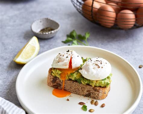 Poached Eggs With Avocado On Toast Recipe Australian Eggs
