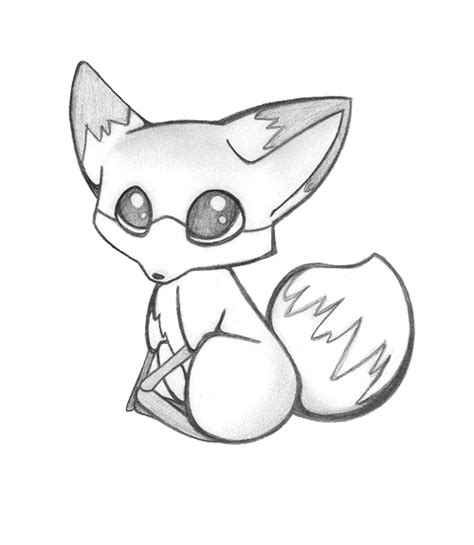Chibi Fox Cute Cartoon Drawings Chibi Fox Cute Drawings