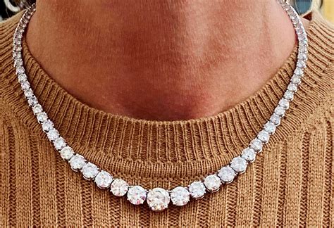 Riviera Diamond Necklace With 4808 Carat Total At 1stdibs