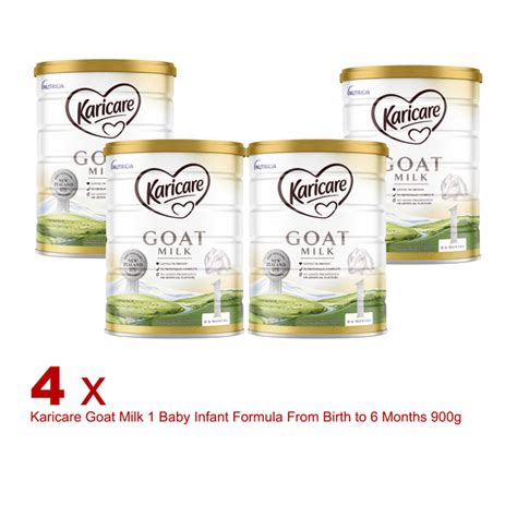 4 X Karicare Goat Milk 1 Baby Infant Formula From Birth To 6 Months 90