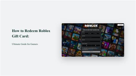 How To Redeem Roblox T Card Ultimate Guide For Gamers Cjandco