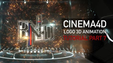 Cinema 4d Tutorial Logo 3d Animation Broadcast Design Part 7 Youtube