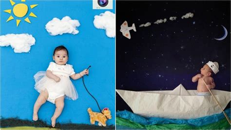Diy Amazing Baby Photo Shoot Ideas At Home Latest Creative Baby