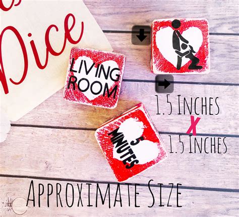 3 Sex Dice Game Valentines Day T Funny Gag Present Etsy