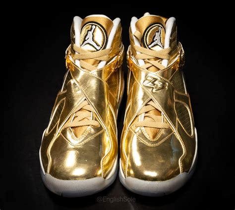 Drake Air Jordan 8 Ovo Gold Sample Sbd