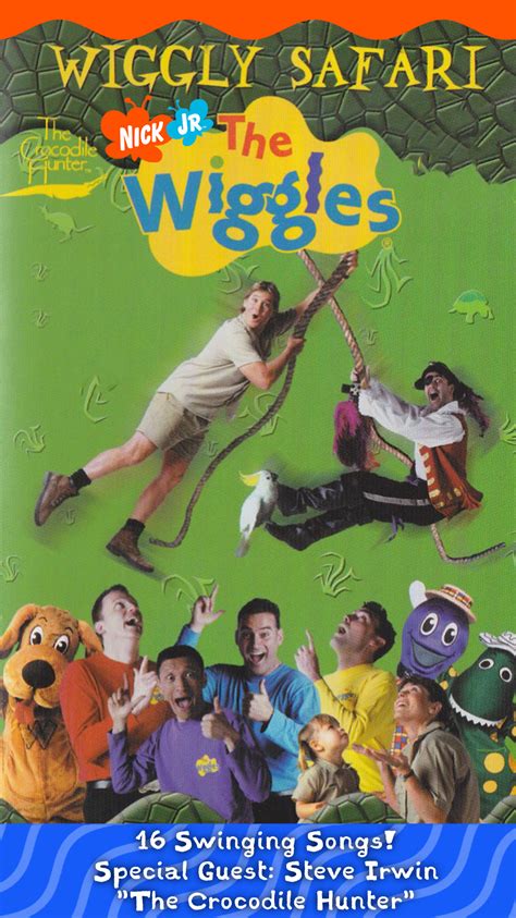 The Wiggles Wiggly Safari Nick Jr VHS cover (2002) by demicarl on