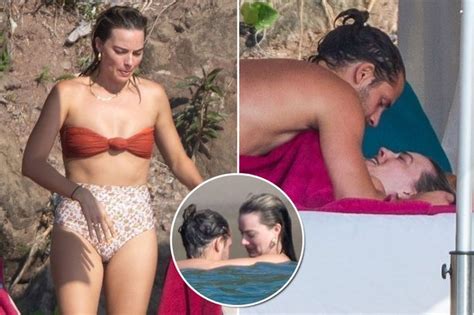 Margot Robbie Shares Steamy Kiss With Her Husband As They Enjoy