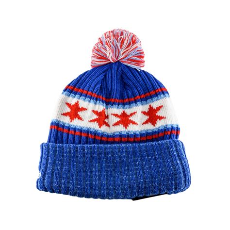 Chicago Cubs Light Royal Cooperstown Dart Cuff Knit Beanie Hat – Clark