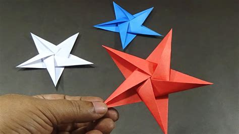 How To Make 5 Pointed Origami Stars Easy And Simple Steps Youtube