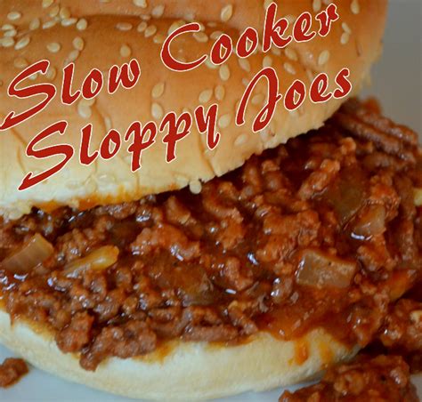 Slow Cooker Sloppy Joes Recipe Food4ever