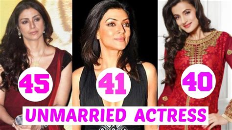 Omg Unmarried Bollywood Actresses Who Age More Than 40 Youtube