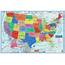 USA United States Map Poster Size Wall Decoration Large Of The 