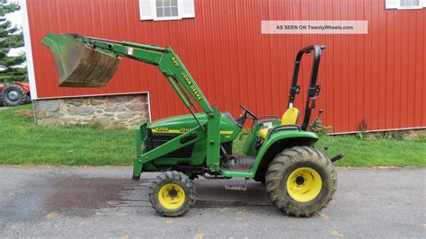 2000 John Deere 4200 4x4 Compact Utility Tractor W Loader 860 Hrs