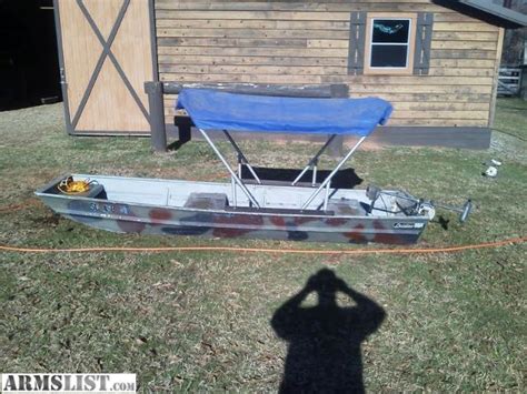 Armslist For Saletrade 12ft Jon Boat With Title Bimini Top And