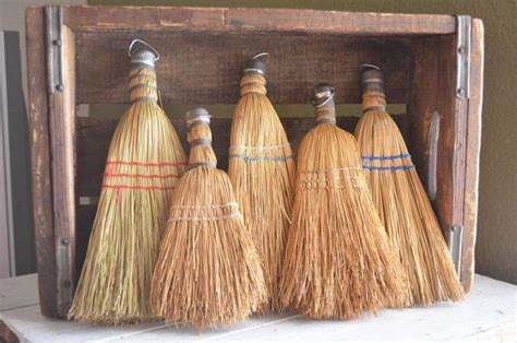Colleciton Of Five Whisk Brooms Wall Hanging Vintage Etsy Whisk
