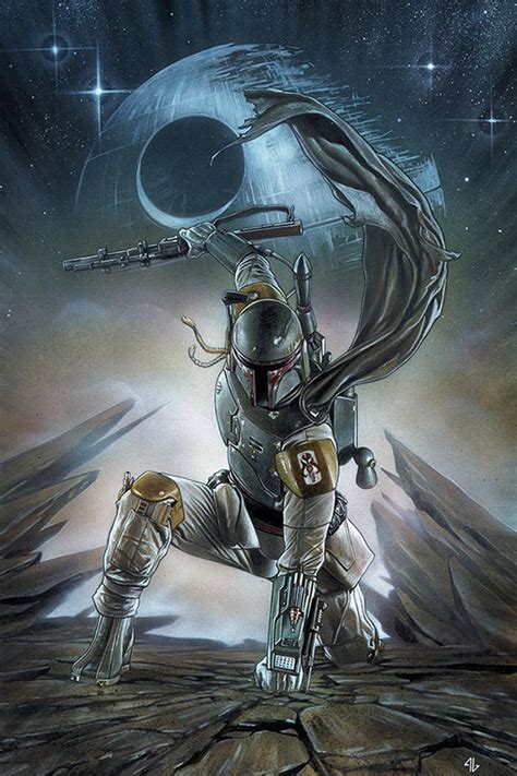 Star Wars Boba Fett Giclee Print