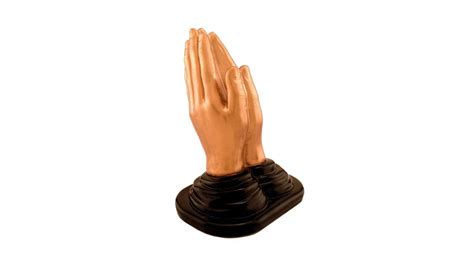 Praying Hands Statue With Optional Custom Engraving And Base Etsy