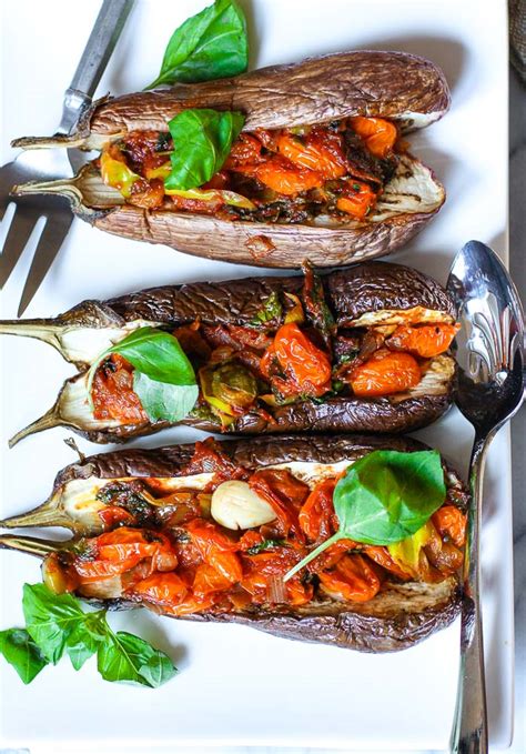 Vegan Stuffed Eggplant Recipe