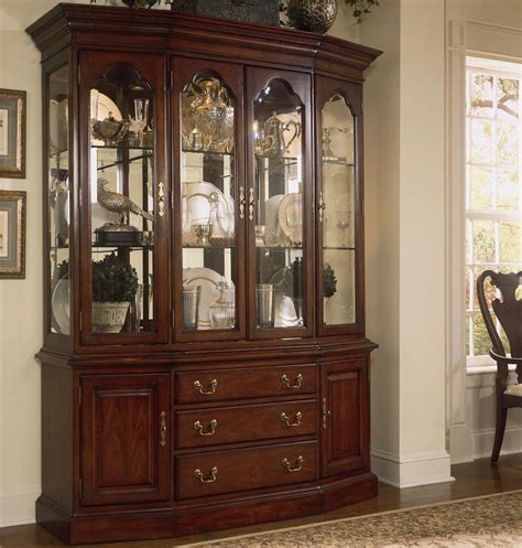 At the top a door with beveled. American Drew Cherry Grove 45th Canted Glass Door China ...
