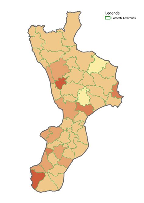 Cartina Geografica Della Calabria Mappa Carta Calabria Mappa Dellitalia