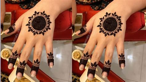Gol Tikki Mehndi Designs For Back Hand Images New Style Jewellery