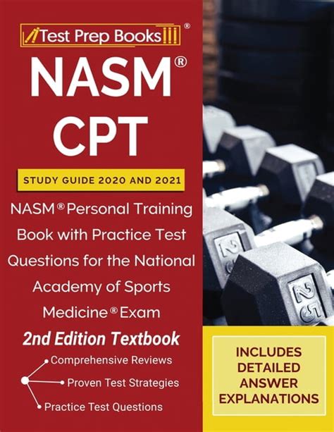 Nasm Cpt Study Guide 2020 And 2021 Nasm Personal Training Book With