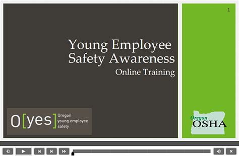 Oregon Occupational Safety And Health Young Employee Safety Awareness