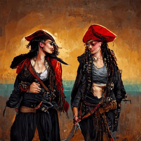 Ai Generated Art Of Lesbian Pirates R Actuallesbians