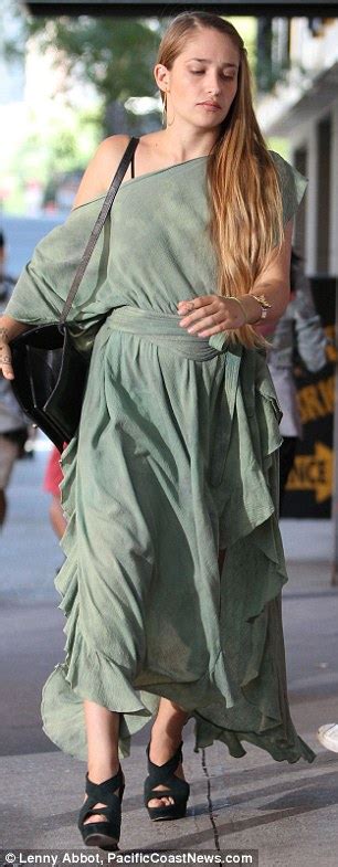 Jemima Kirke Left Overexposed As Wind Whips Up Dress On Set Daily