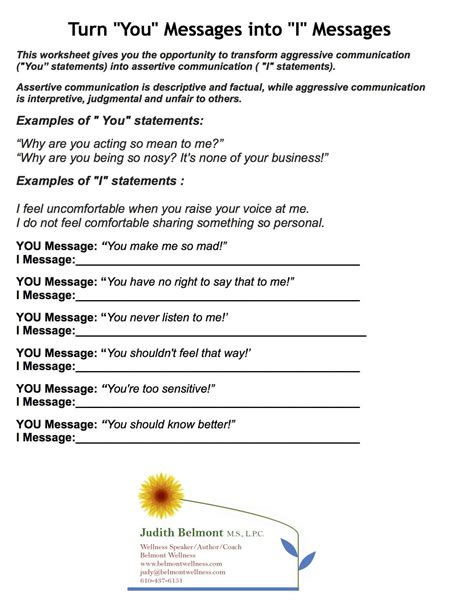 Couples Therapy Worksheets — Db
