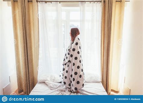 Weekend Morning In Hotel Stock Photo Image Of Curtains