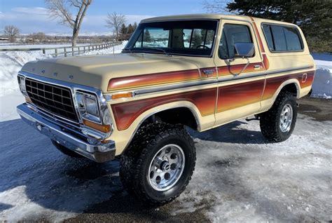 See The Sunset On Tobacco Road In This 79 Bronco Ford