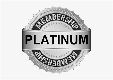 Platinum Membership 500x500 Png Download Pngkit