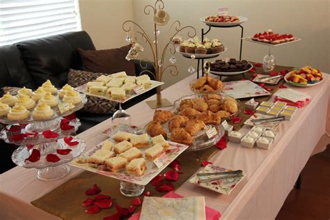 Buffet Tea Party Table Food And Drink Ideas