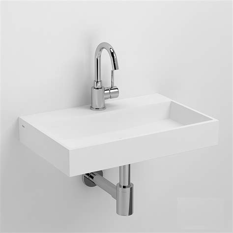 Tendance, contemporain ou design, trouvez le modèle de salle de bain qui vous convient le mieux. Lave-mains design 48x32 cm MINI WASH ME, résine minérale, CLOU